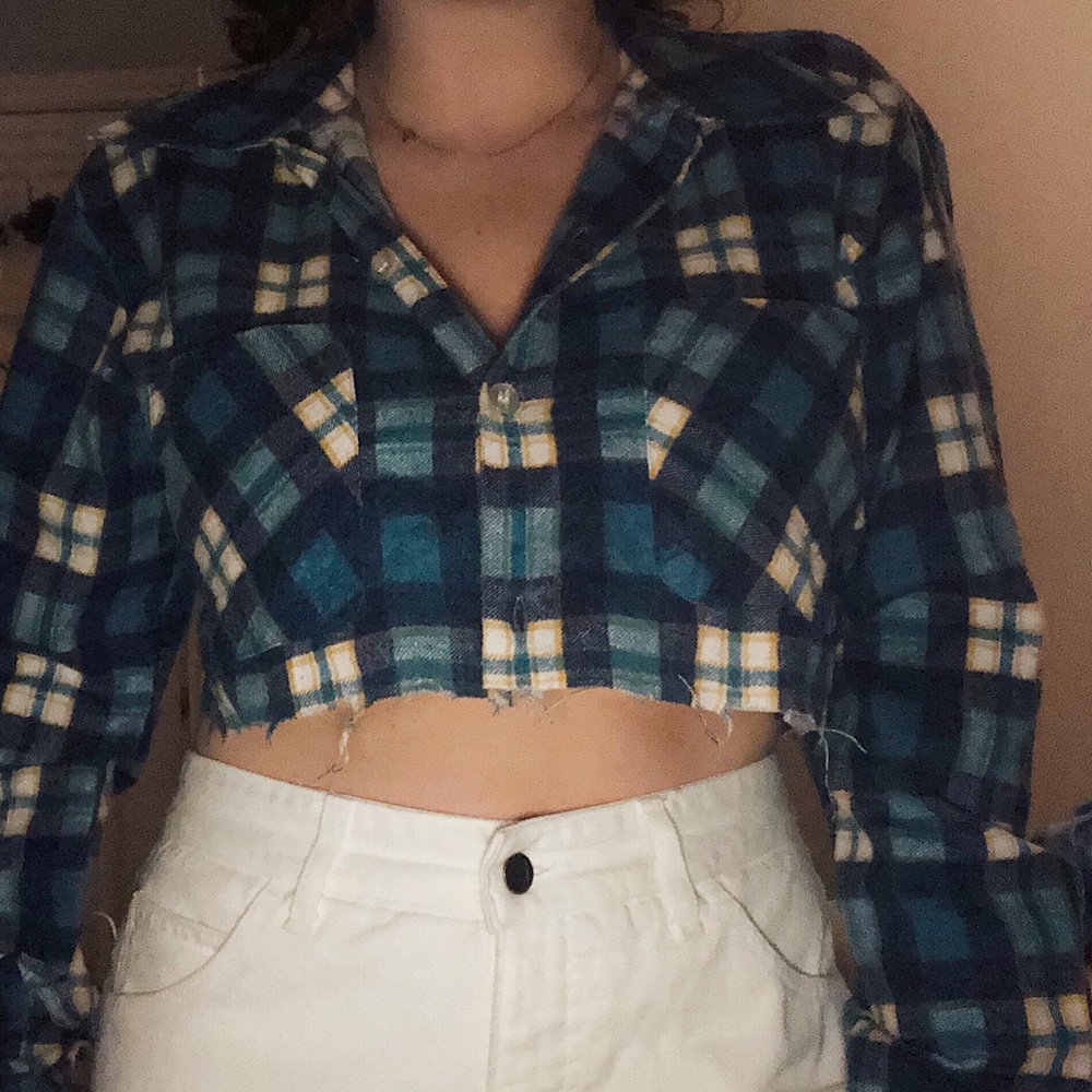 Cropped woodland flannel!
